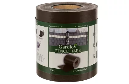 Árnyékoló szalag kerítésre barna panel 630 g/m2 + klipszek