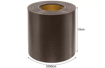 Árnyékoló szalag kerítésre barna panel 630 g/m2 + klipszek