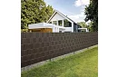 Árnyékoló szalag kerítésre barna panel 630 g/m2 + klipszek