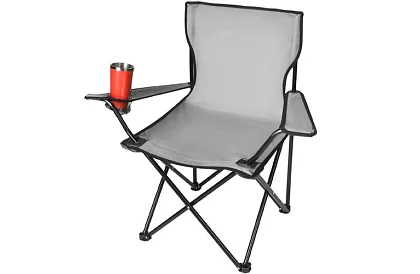 Összecsukható horgászszék – szürke kempingszék