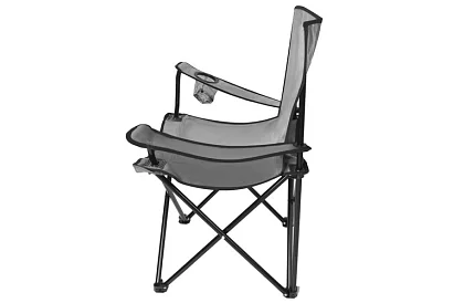 Összecsukható horgászszék – szürke kempingszék