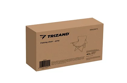 Összecsukható horgászszék – szürke kempingszék