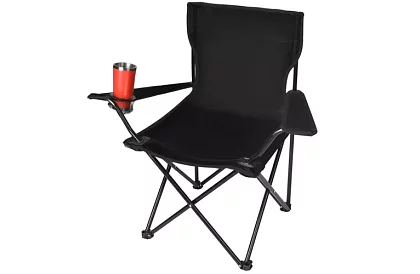 Összecsukható horgászszék – fekete kemping szék