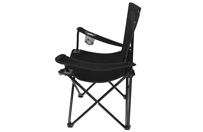 Összecsukható horgászszék – fekete kemping szék