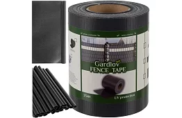 Árnyékoló szalag kerítéshez antracit – panel 450 g/m2 + klipszek