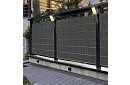 Árnyékoló szalag kerítéshez antracit – panel 450 g/m2 + klipszek