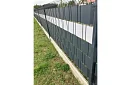 Árnyékoló szalag kerítéshez antracit – panel 450 g/m2 + klipszek