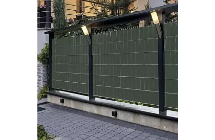 Zöld kerítés árnyékoló szalag – panel 450 g/m2 + klipszek