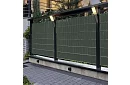 Zöld kerítés árnyékoló szalag – panel 450 g/m2 + klipszek