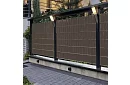 Árnyékoló szalag kerítéshez barna – panel 450 g/m2 + klipszek