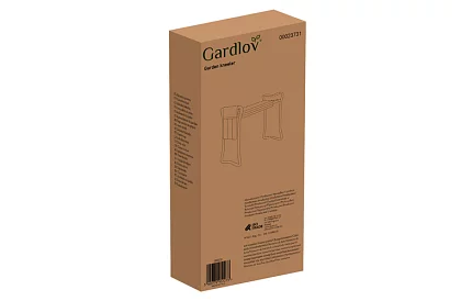 Összecsukható kerti ülőke 3 az 1-ben – ülőke, pad és szerszámokkal ellátott tároló