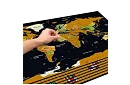 Stírós térkép zászlókkal – Scratch Map the World + kiegészítők