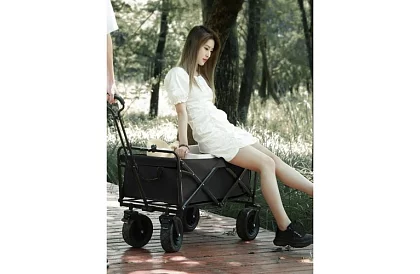 Összecsukható strand szállító kocsi - 100kg-ig