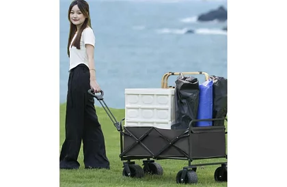 Összecsukható strand szállító kocsi - 100kg-ig