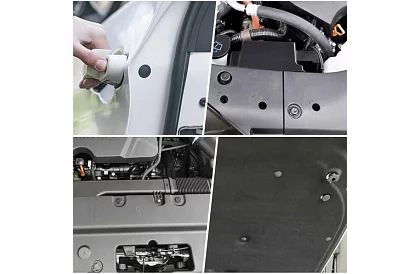 Univerzális autós klipsz és kapocs készlet + lehúzók