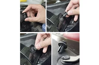 Univerzális autós klipsz és kapocs készlet + lehúzók