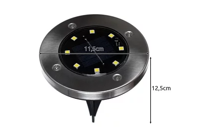 Napfény kertvilágítás Disk Lights - 12 darab