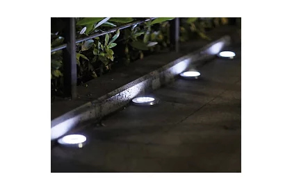 Napfény kertvilágítás Disk Lights - 12 darab