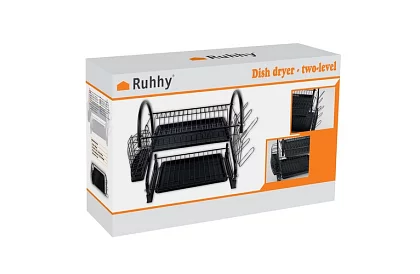 Odkapávač na nádobí - DUO fekete