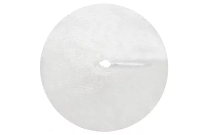 Karácsonyfa alátét - 90 cm - fehér szőrme