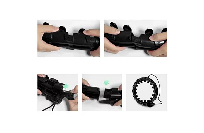 Masszázs karika – fitnesz hula hoop