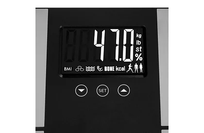 LCD Analitikai személyi mérleg 225 kg – BMI mérés