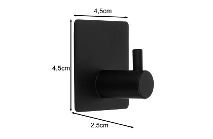 Fürdőszobai ragasztható akasztó – 4 db-os készlet