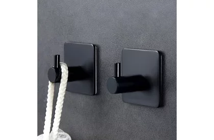 Fürdőszobai ragasztható akasztó – 4 db-os készlet