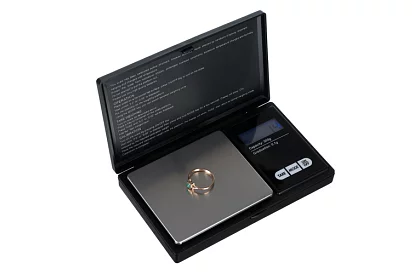 Ékszerekhez való háttérvilágítással ellátott mérleg 0,1 g-tól 500 g-ig