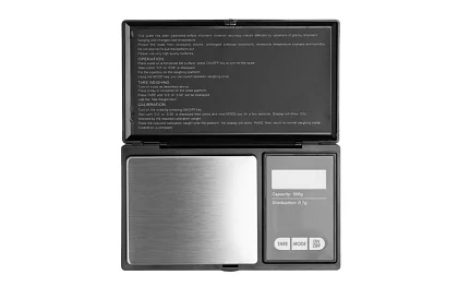 Ékszerekhez való háttérvilágítással ellátott mérleg 0,1 g-tól 500 g-ig