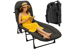 Kempingágy összecsukható ágy matraccal – teherbírás 150 kg