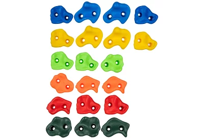 Mászófogások – mászó készlet gyerekeknek 20 kő + 2 fogantyú