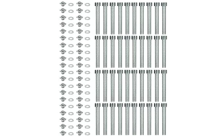 Mászófogások – mászó készlet gyerekeknek 20 kő + 2 fogantyú