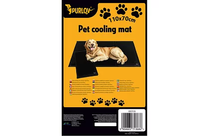 Hűtőgél párna fekete - 110 x 70 cm