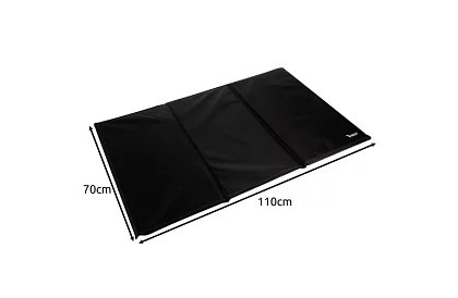 Hűtőgél párna fekete - 110 x 70 cm