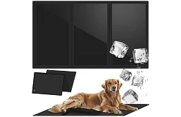 Hűtőgél párna fekete - 110 x 70 cm