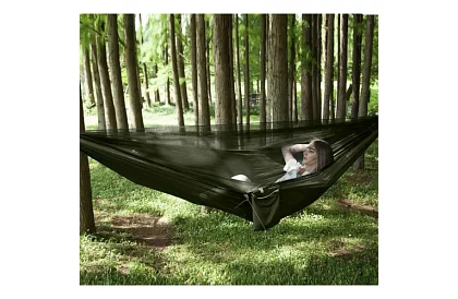 Turista függőágy szúnyoghálóval két személy számára – teherbírás 250 kg