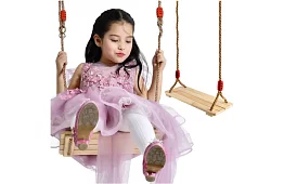 Gyerek függő hinta köteleken