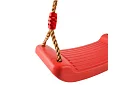 Gyermek függő hinta köteleken – műanyag - piros