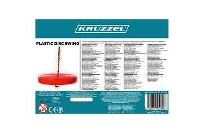 Gyermek függő hinta kötélen – műanyag korong