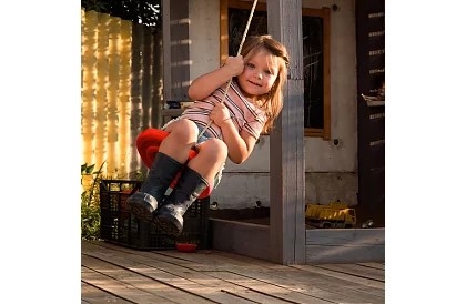 Gyermek függő hinta kötélen – műanyag korong