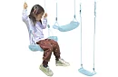 Gyermek függő hinta köteleken – műanyag – kék