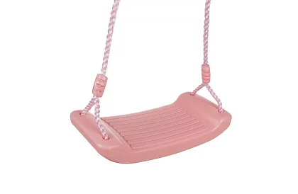 Gyermek függő hinta köteleken – műanyag – rózsaszín