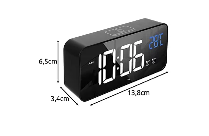 LED órák ébresztővel - clapping clock