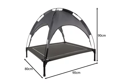 Felemelő fedett kutyafekhely