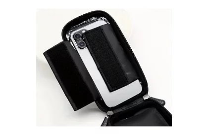 Vízálló kerékpáros táska mobiltelefon tartóval