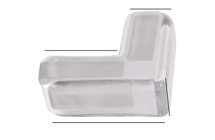 Silikon sarkok védelme bútorok sarkain - 12 darabos készlet