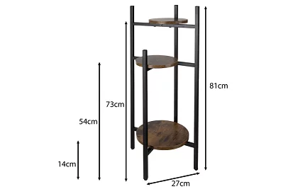 Virágos asztal - 3 szintes