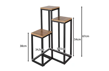 Virágos asztal - 3 szintes