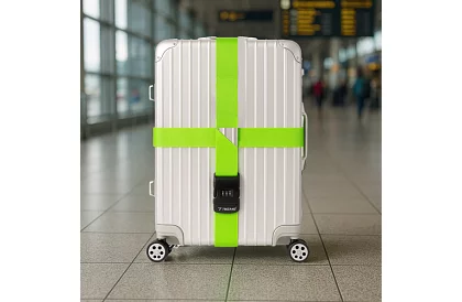 Biztonsági öv a bőröndhöz kódzárral